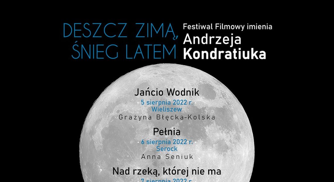 KULTURA. Festiwal Filmowy imienia Andrzeja Kondratiuka - Deszcz zimą, śnieg latem