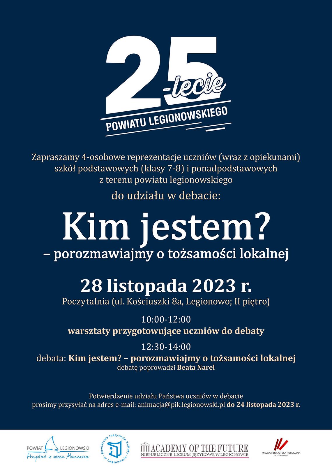 KULTURA. Kim jestem? – porozmawiajmy o tożsamości lokalnej - debata młodzieżowa