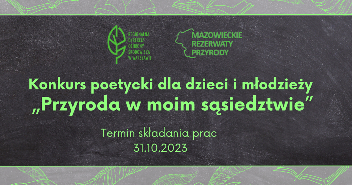 KULTURA. Konkurs poetycki „Przyroda w moim sąsiedztwie”