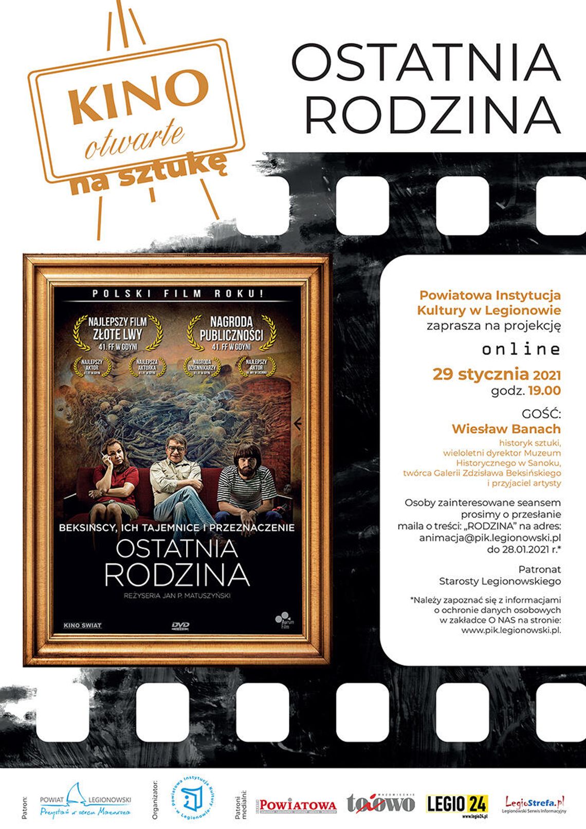 KULTURA. "Ostatnia Rodzina" historia Beksińskiego w KINIE OTWARTYM