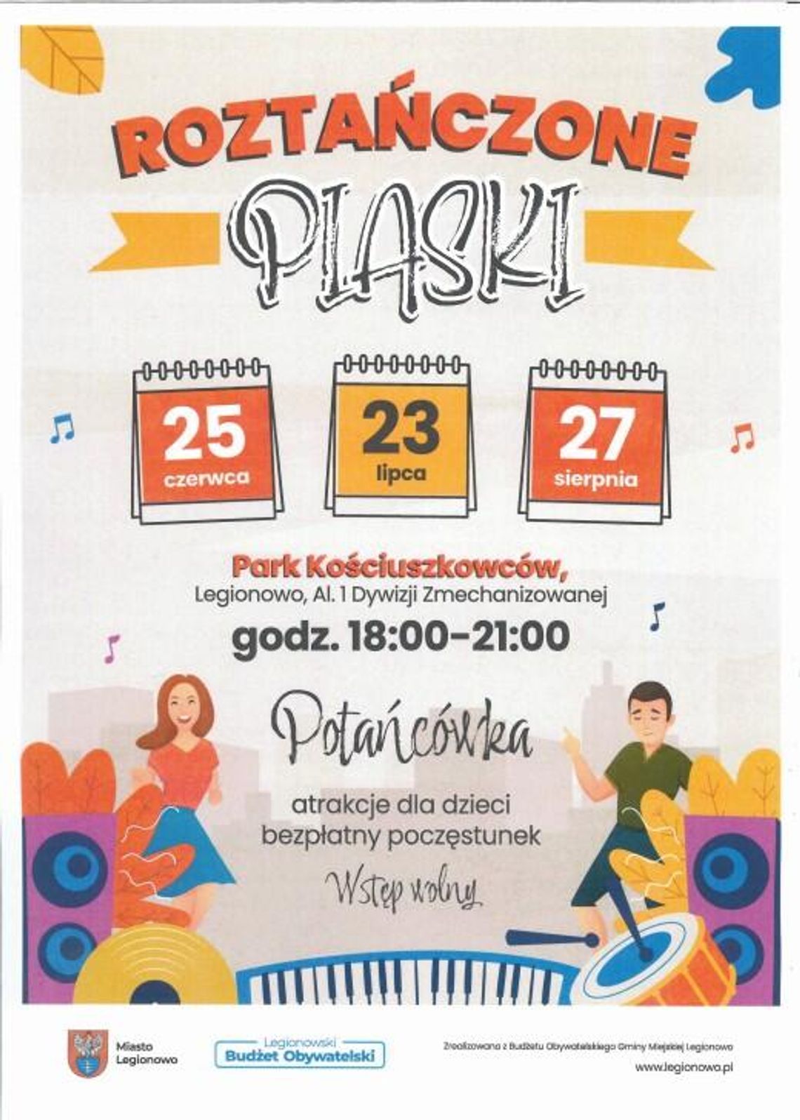 KULTURA. „Roztańczone Piaski” x 3 - Ruszają potańcówki na os. Piaski