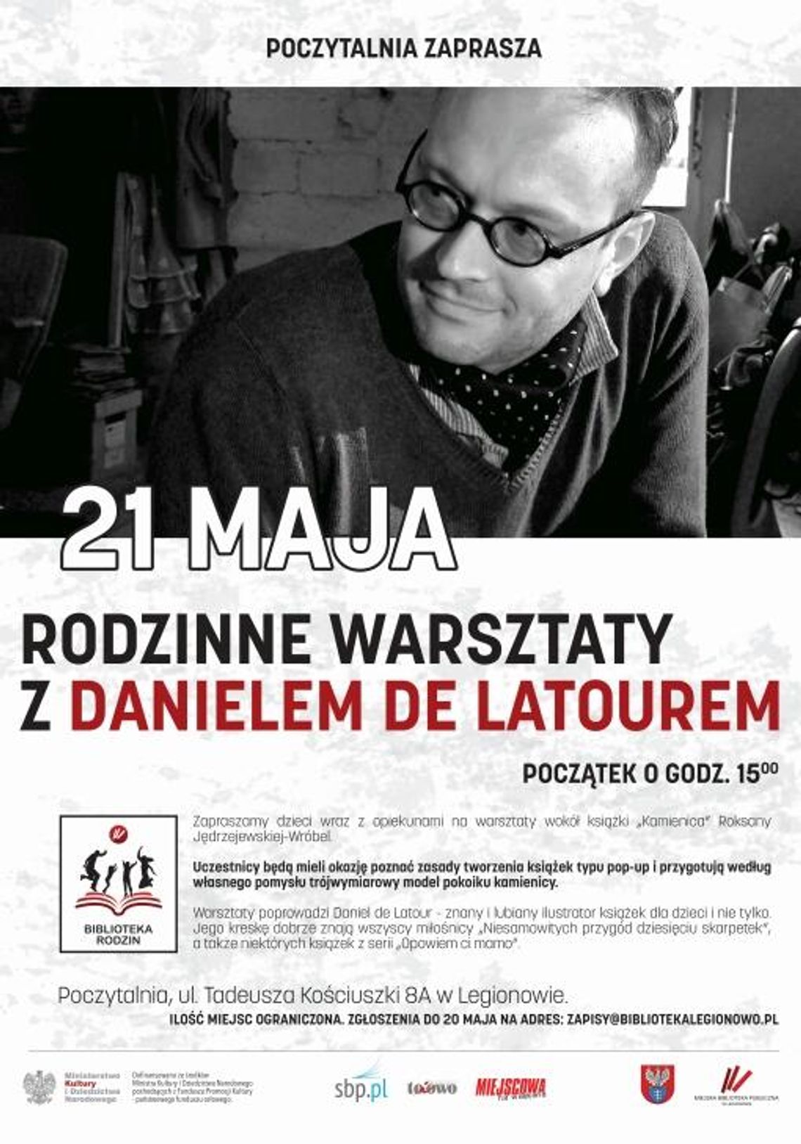 KULTURA. Warsztaty pop-up z Danielem de Latourem - Biblioteka Rodzin