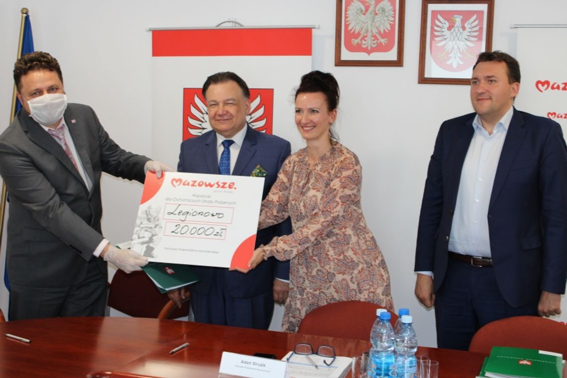 LEGIONOWO. 20 tys. zł na remont strażnicy OSP z Urzędu Marszałkowskiego LEGIONOWO. 20 tys. zł na remont strażnicy OSP z Urzędu Marszałkowskiego