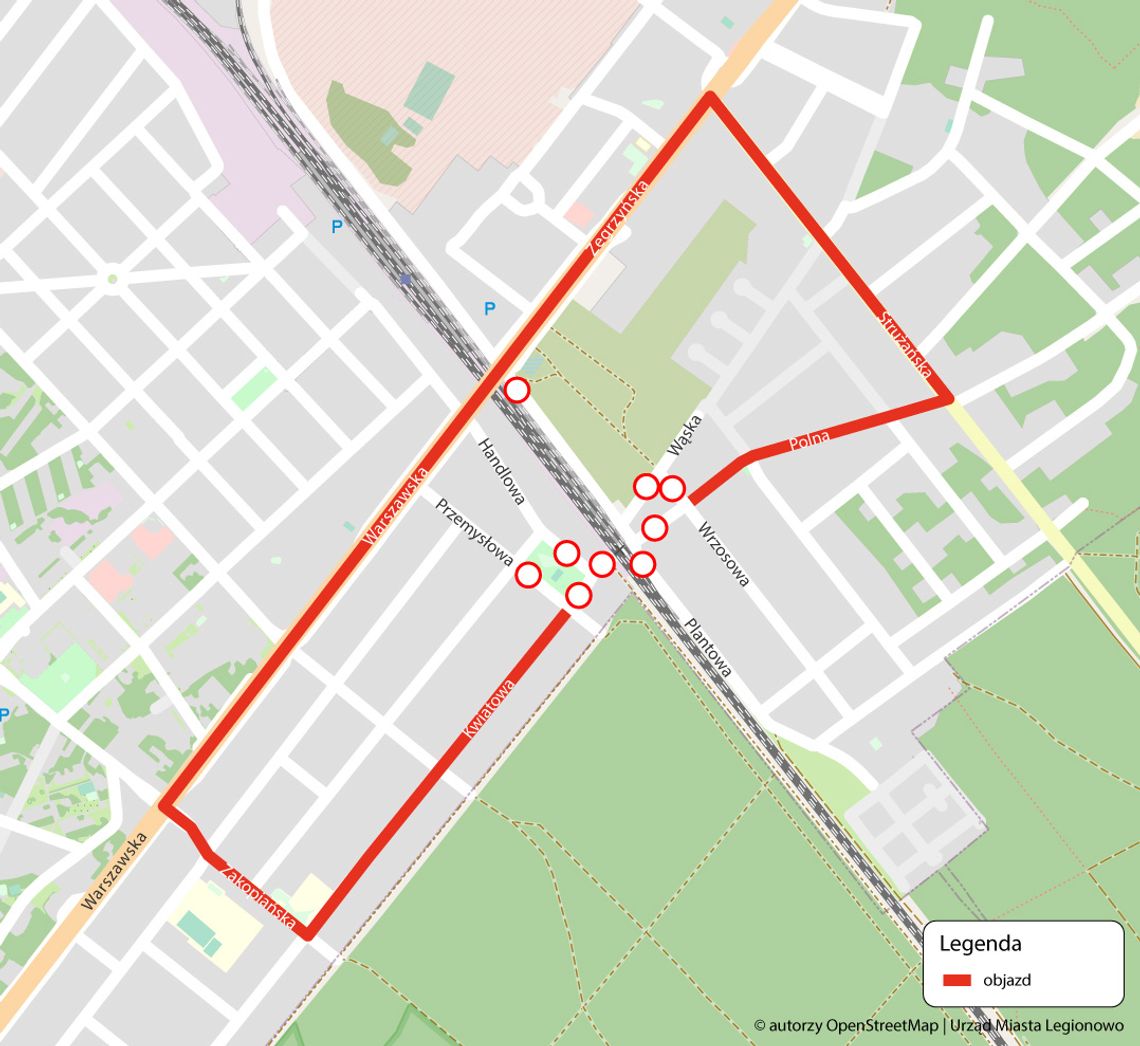 LEGIONOWO. 29 grudnia zamkną przejazd na Kwiatowej?
