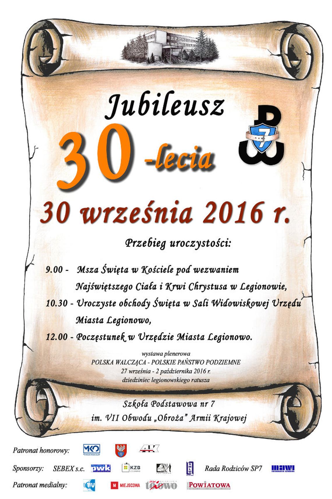 LEGIONOWO. 30-lecie istnienia SP 7