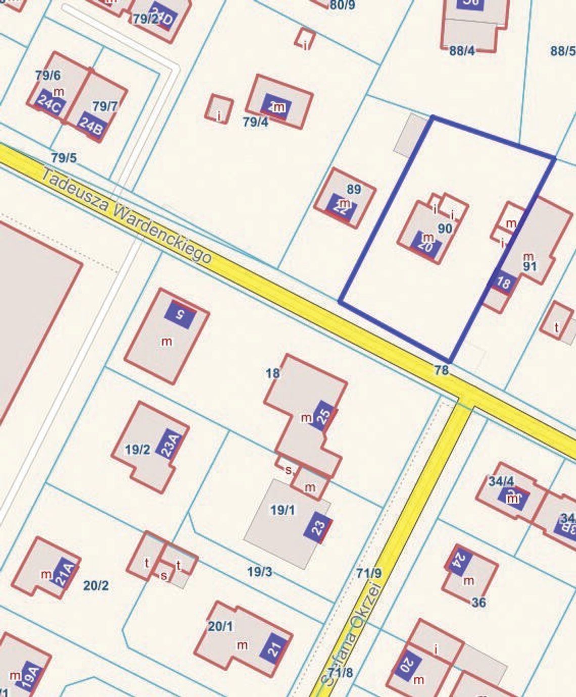 LEGIONOWO. 6 mieszkań na działce o pow. 1000 m2 na rogu ulic Wardenckiego i Okrzei