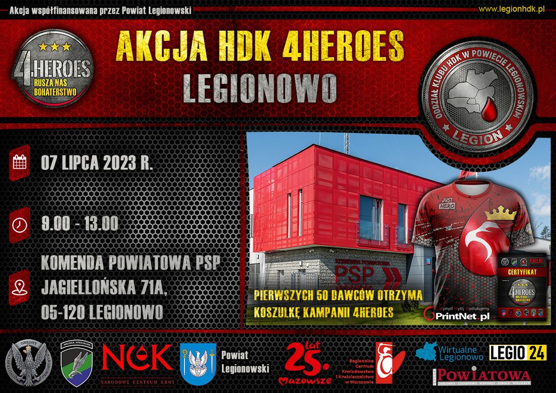 LEGIONOWO. Akcja krwiodawstwa w Legionowie LEGIONOWO. Akcja krwiodawstwa w Legionowie