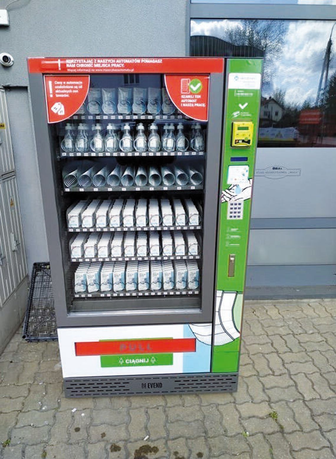 LEGIONOWO. Automaty z maseczkami i żelami na terenie miasta LEGIONOWO. Automaty z maseczkami i żelami na terenie miasta
