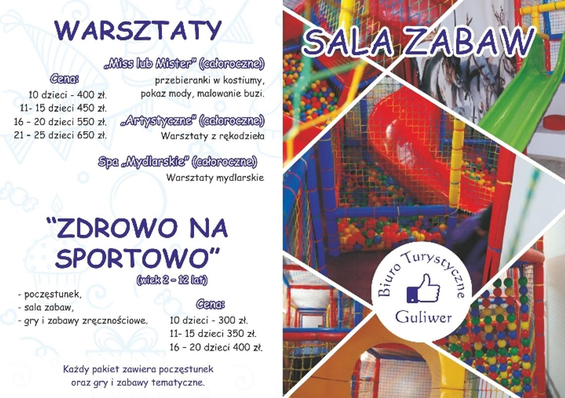 LEGIONOWO. Biuro turystyczne Guliwer - zaprasza LEGIONOWO. Biuro turystyczne Guliwer - zaprasza