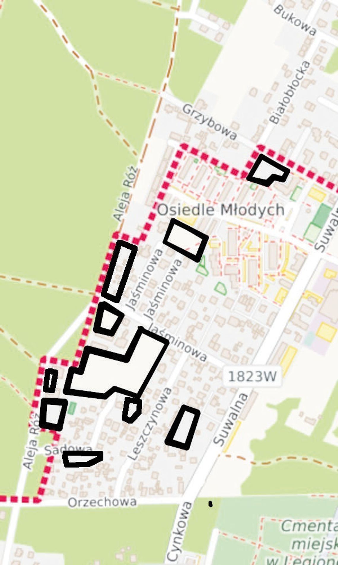 LEGIONOWO. Bloki przy alei Róż?