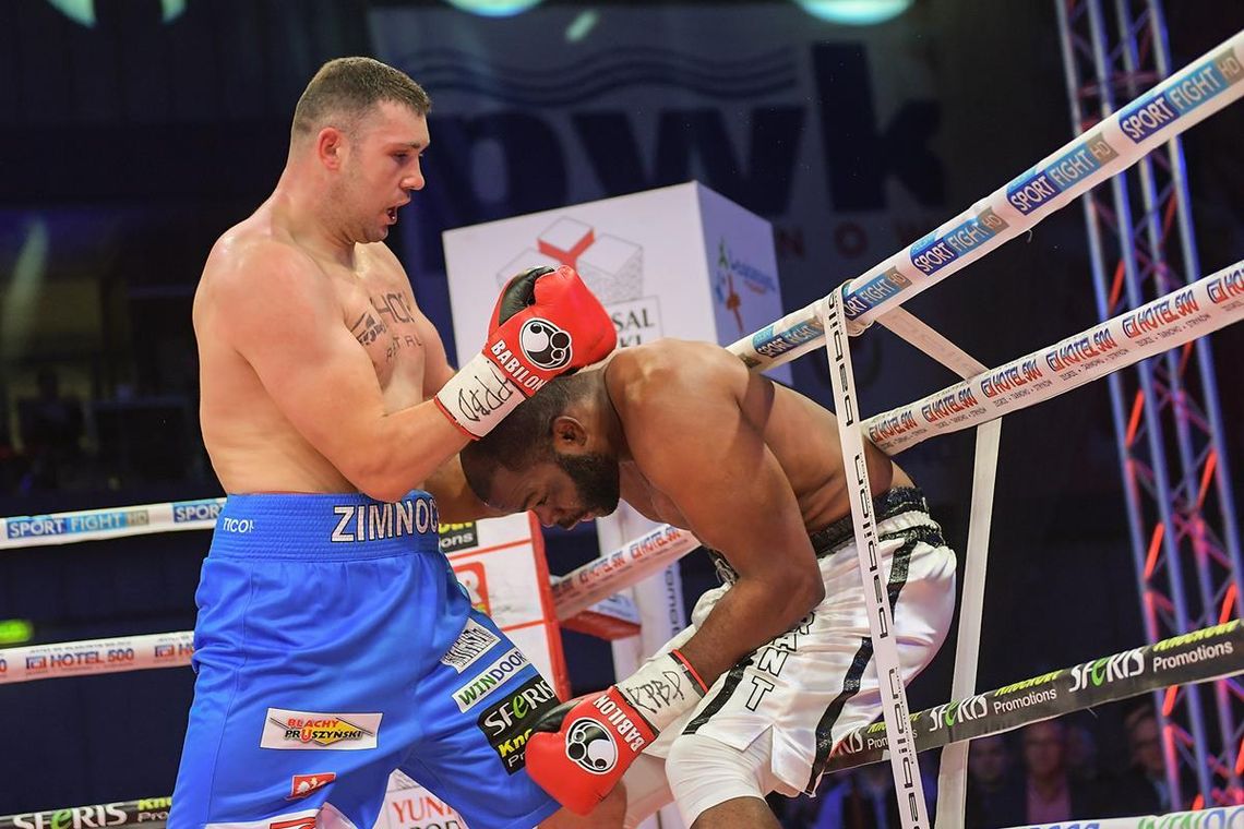 LEGIONOWO BOXING NIGHT. Krzysztof Zimnoch posadził weterana