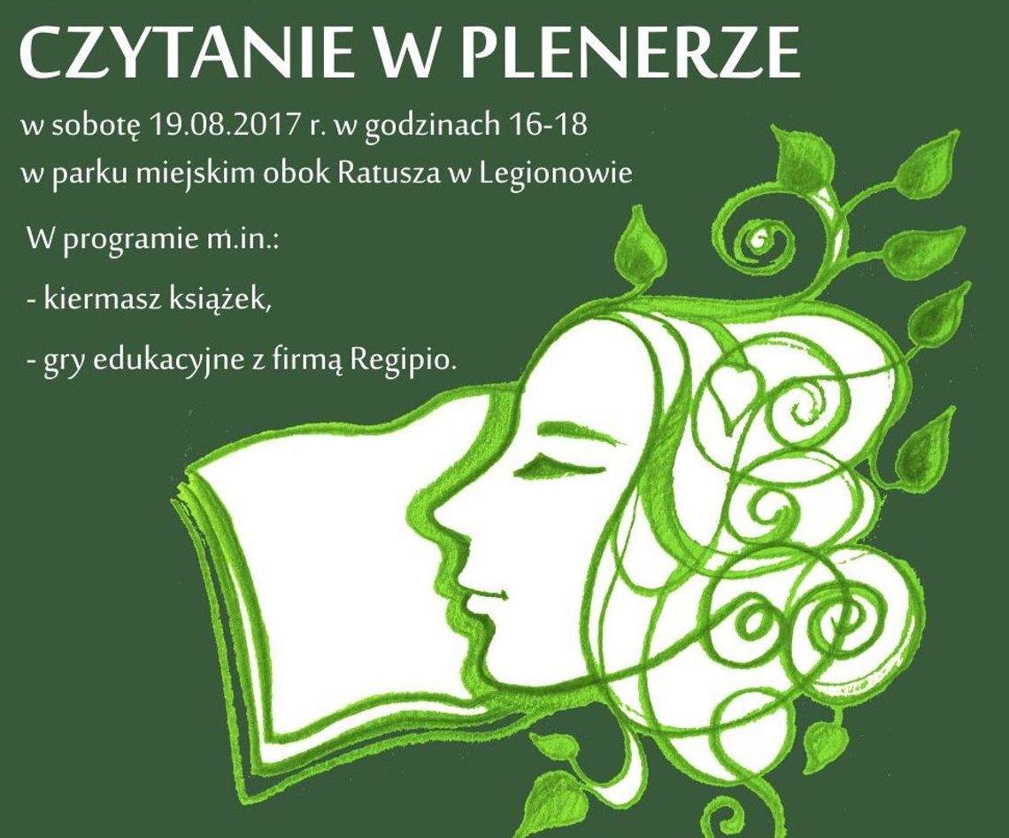 LEGIONOWO. Czytanie w plenerze
