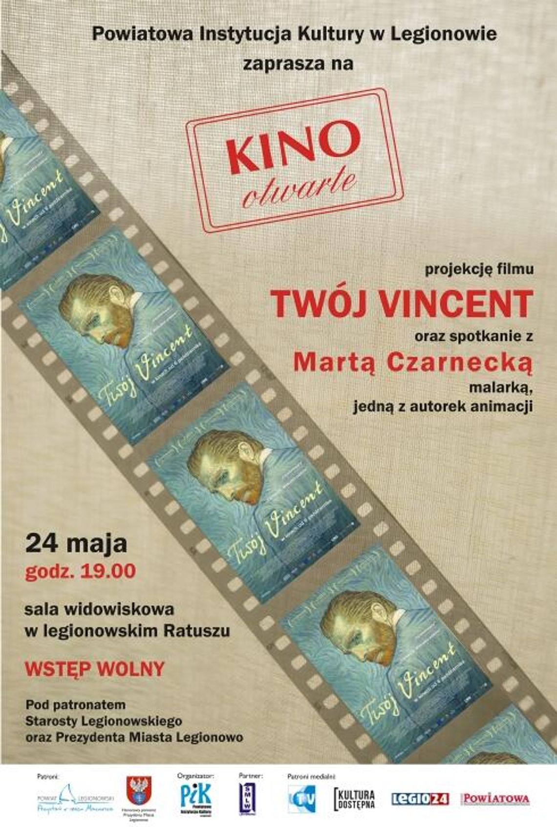 LEGIONOWO. Kino Otwarte - Twój Vincent