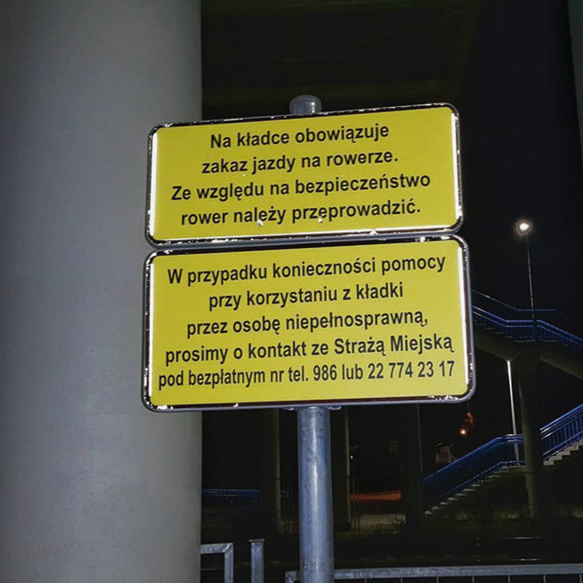 LEGIONOWO. Kładka w oparach absurdu LEGIONOWO. Kładka w oparach absurdu