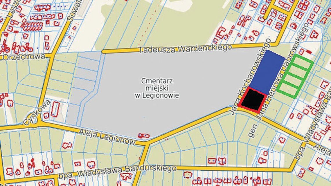 LEGIONOWO. Kombinują przy cmentarzu LEGIONOWO. Kombinują przy cmentarzu