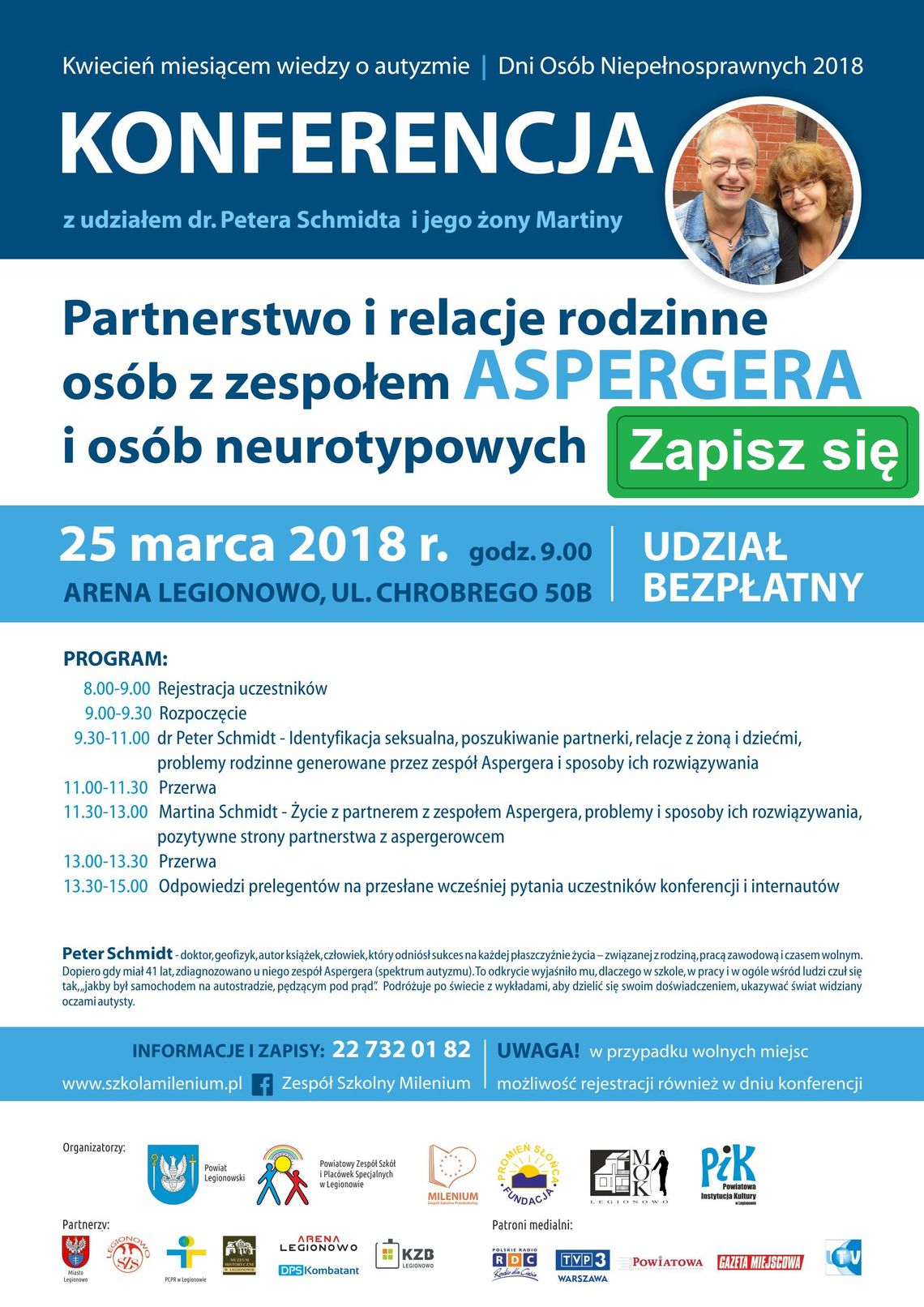 LEGIONOWO. Konferencja partnerstwo i relacje rodzinne osób z zespołem Aspergera i osób neurotypowych LEGIONOWO. Konferencja partnerstwo i relacje rodzinne osób z zespołem Aspergera i osób neurotypowych