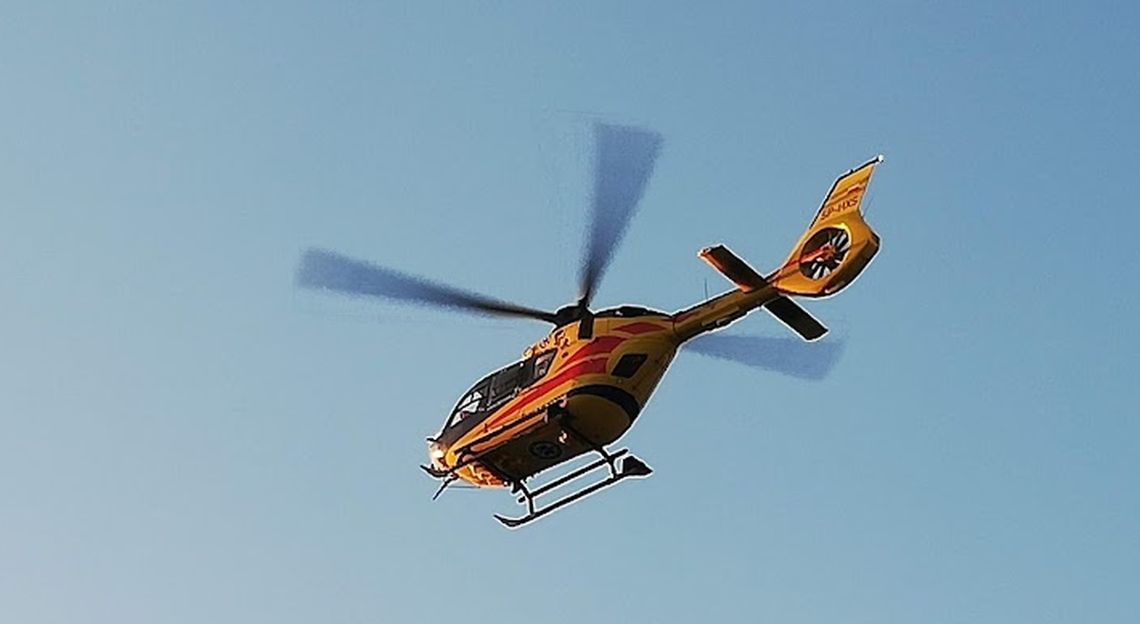 LEGIONOWO. Lądowanie śmigłowca przy Arenie [Aktualizacja]