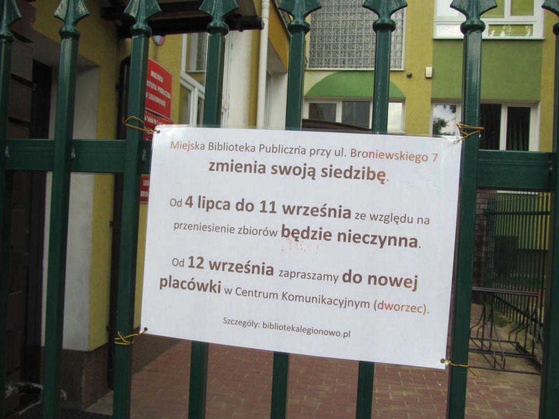 LEGIONOWO. Likwidacja czytelni i biblioteki LEGIONOWO. Likwidacja czytelni i biblioteki