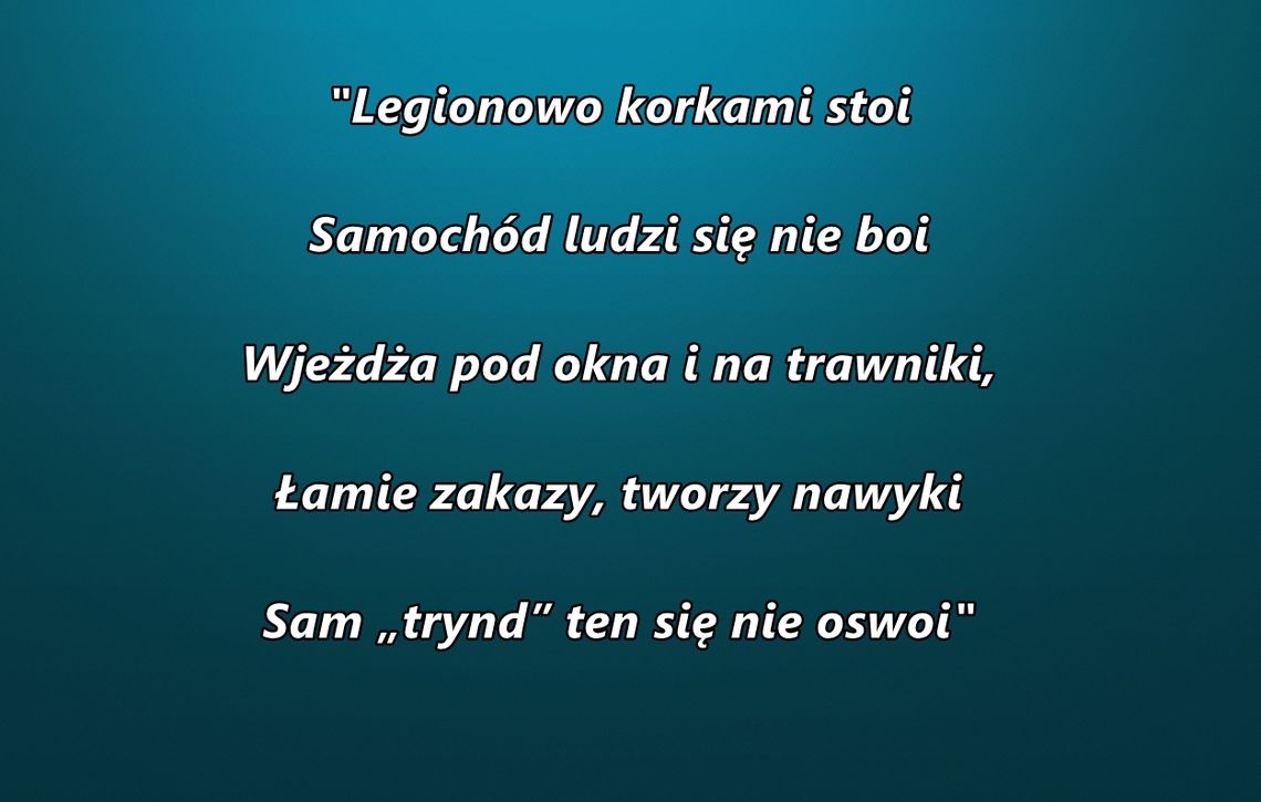 LEGIONOWO. Limeryki na koniec roku [Część III] - czyli minął rok w Legionowie