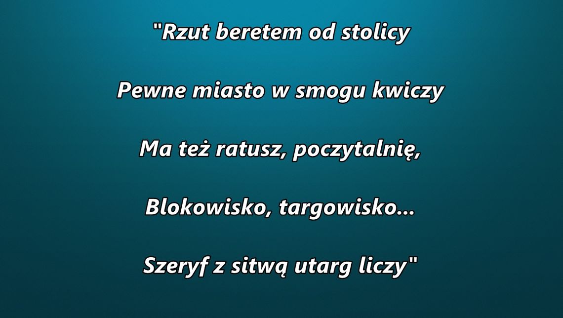 LEGIONOWO. Limeryki na koniec roku [Część IV] - czyli minął rok w Legionowie