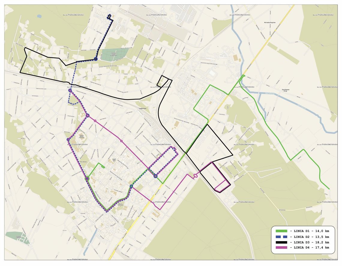 Legionowo. Nowy kierunek miejskiej komunikacji. Zmiany w miejskiej komunikacji od 2025 r.