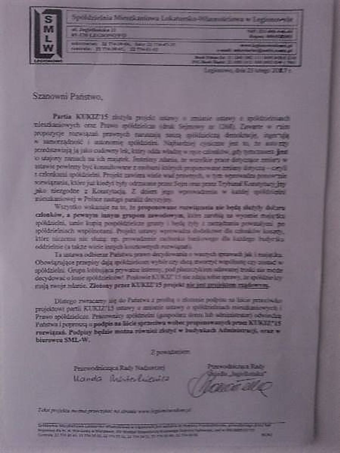 LEGIONOWO. Oddolna inicjatywa wiceprezesa Rosiaka LEGIONOWO. Oddolna inicjatywa wiceprezesa Rosiaka