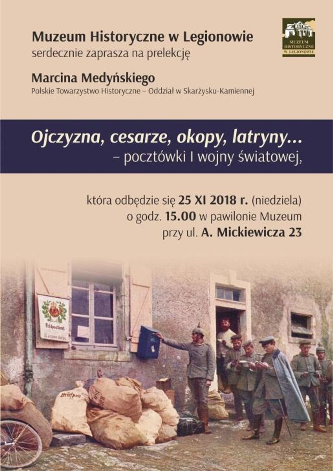 LEGIONOWO. Ojczyzna, Cesarze, Okopy, Latryny... - Pocztówki I wojny Światowej LEGIONOWO. Ojczyzna, Cesarze, Okopy, Latryny... - Pocztówki I wojny Światowej
