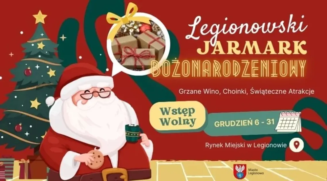 LEGIONOWO. Otwarcie Jarmarku Bozonarodzeniowego – przesunięte!!!