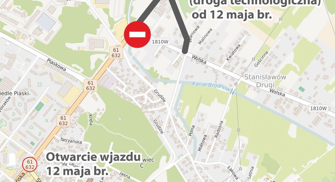 LEGIONOWO. Otworzą Strużańską, zamkną Wolską
