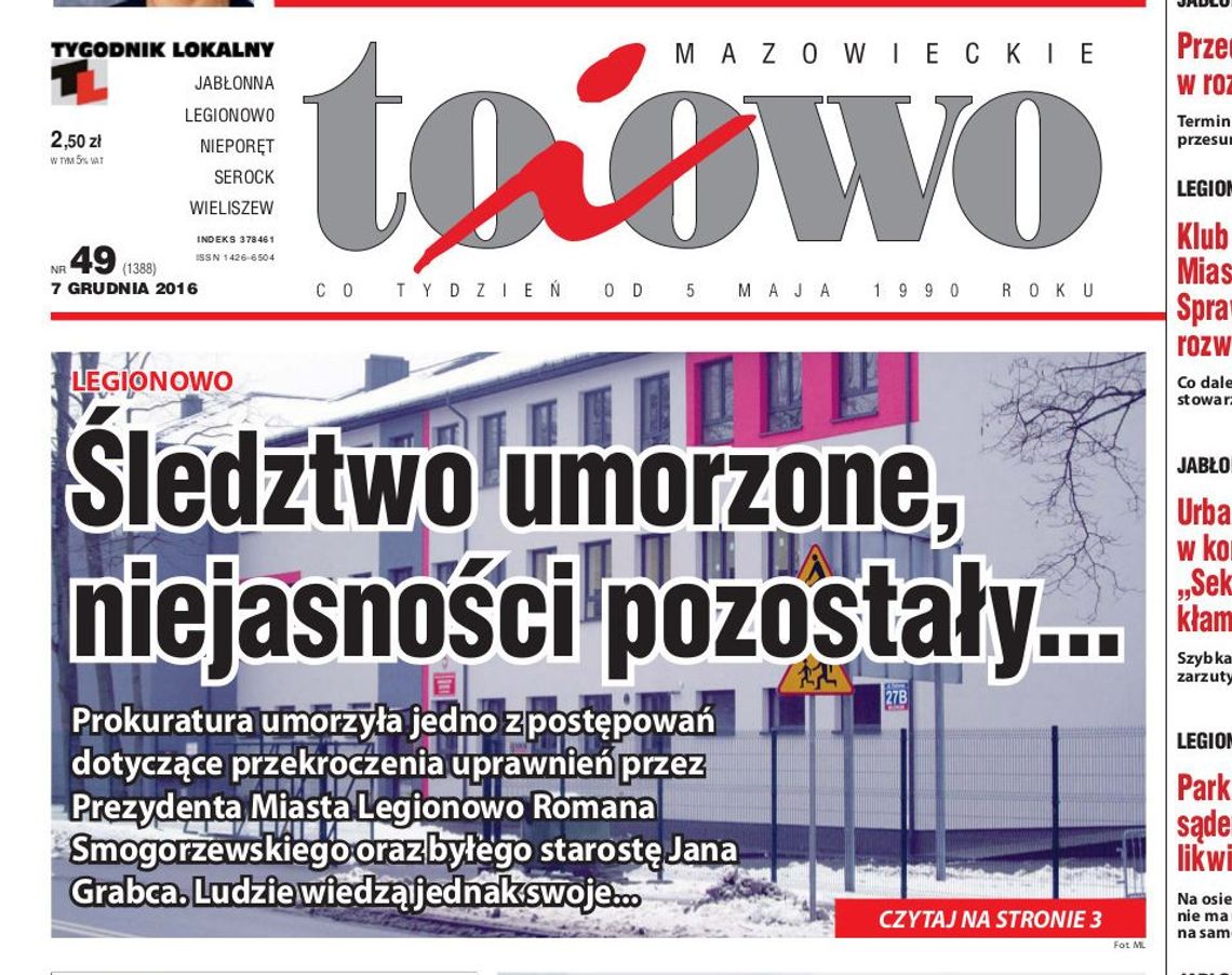 LEGIONOWO. Powody wznowienia śledztwa LEGIONOWO. Powody wznowienia śledztwa