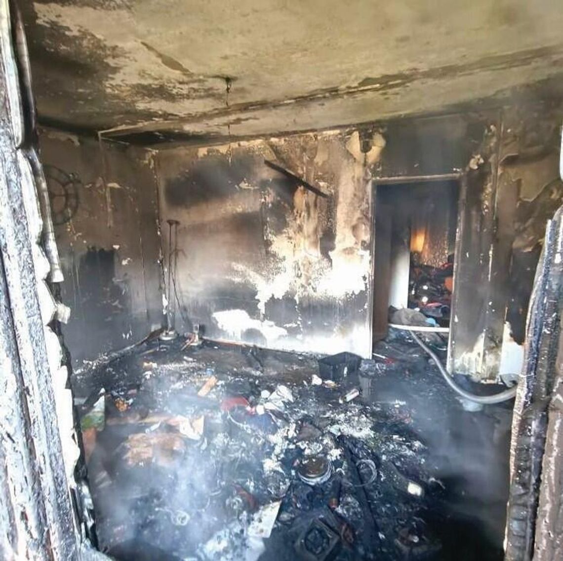 LEGIONOWO. Pożar mieszkania na os. Piaski