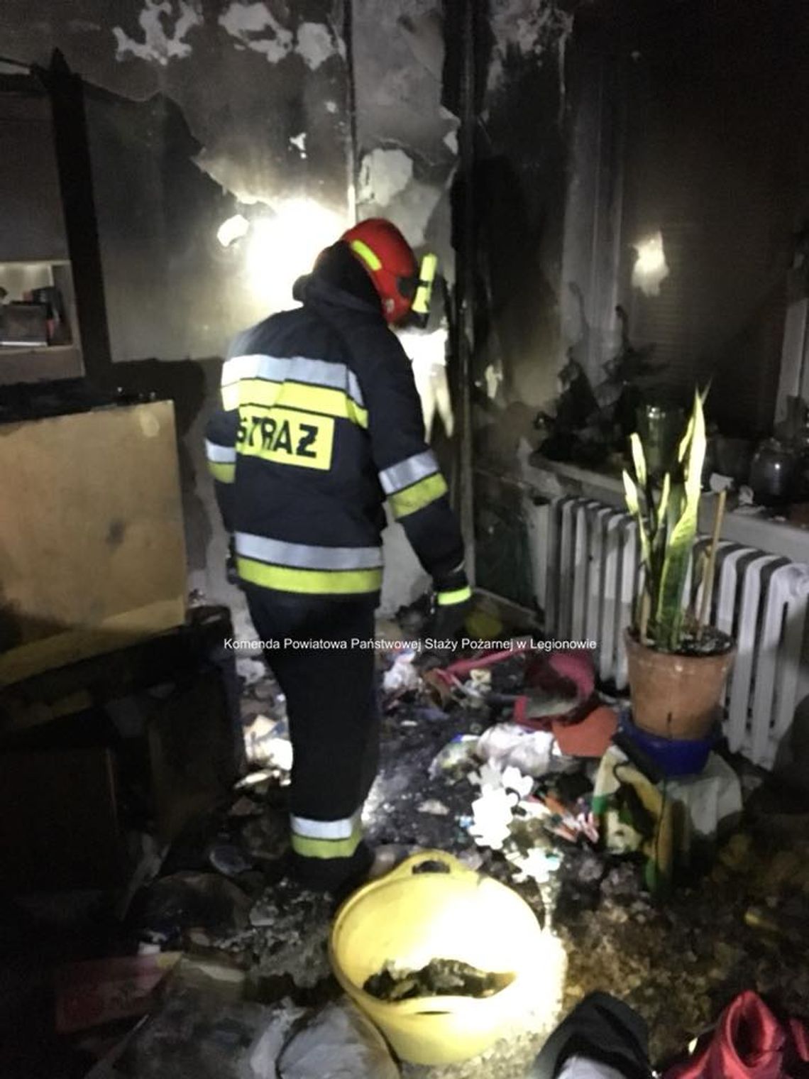 LEGIONOWO. Pożar na Norwida. Jedna osoba zmarła LEGIONOWO. Pożar na Norwida. Jedna osoba zmarła