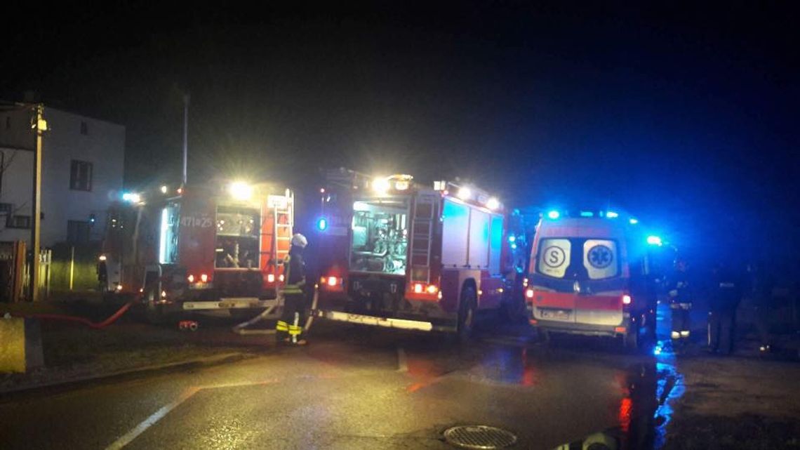 LEGIONOWO. Pożar na słonecznej. Starsza kobieta trafiła do szpitala
