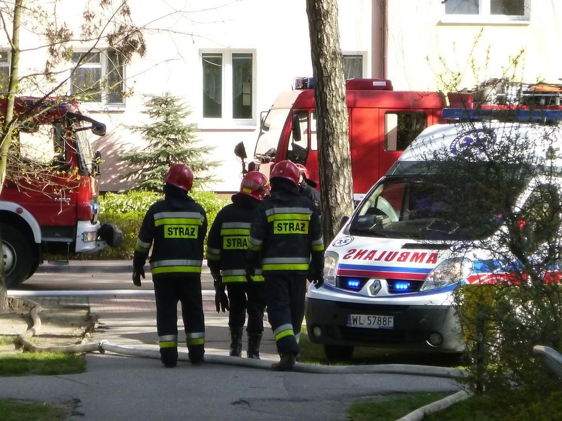 LEGIONOWO. Pożar przy Broniewskiego