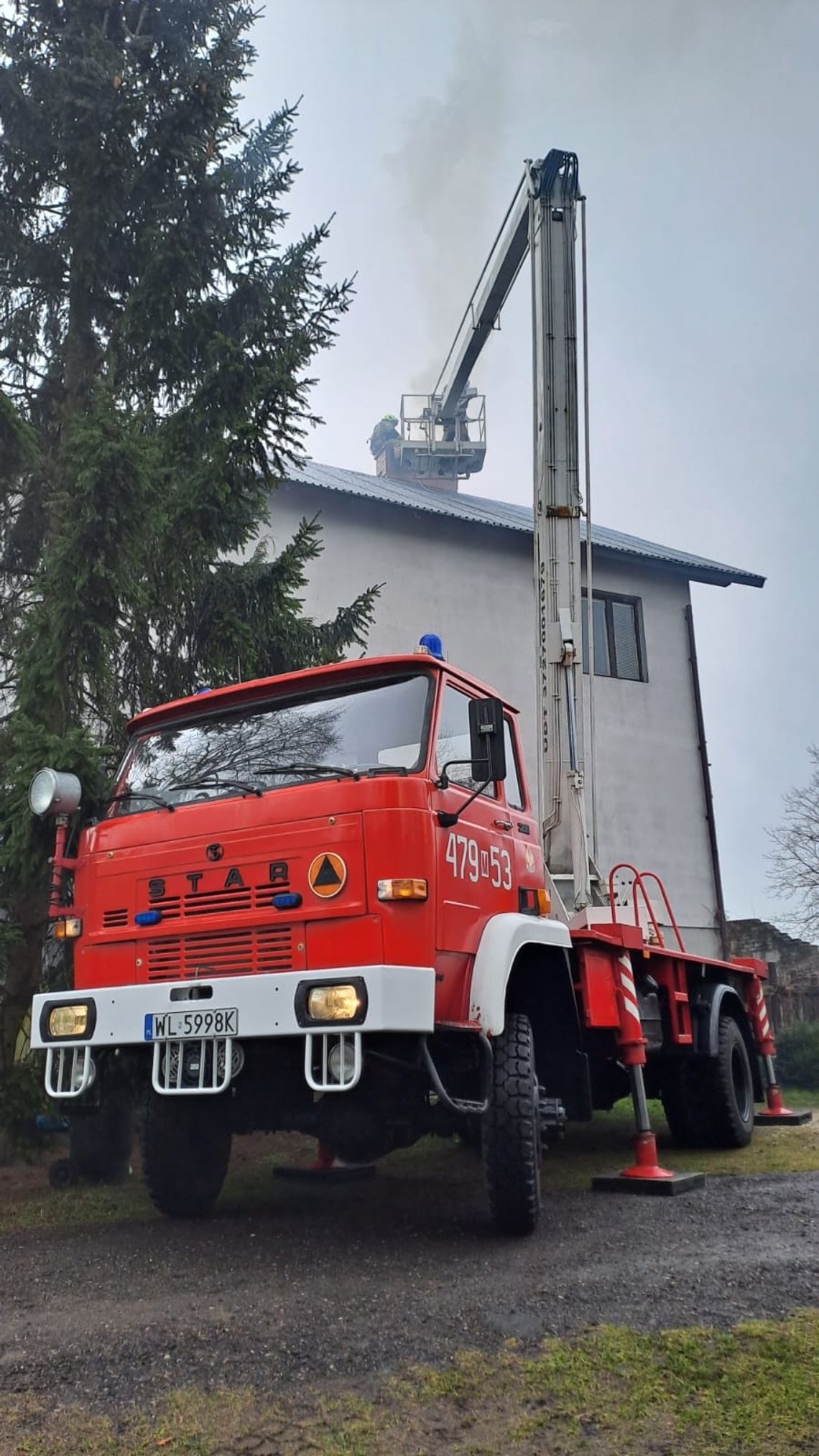 LEGIONOWO. Pożar przy Granicznej