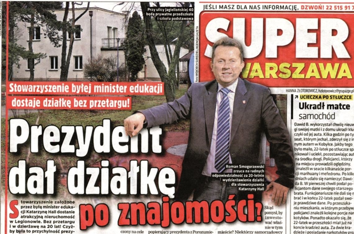 LEGIONOWO. Prezydent w Super Expressie LEGIONOWO. Prezydent w Super Expressie