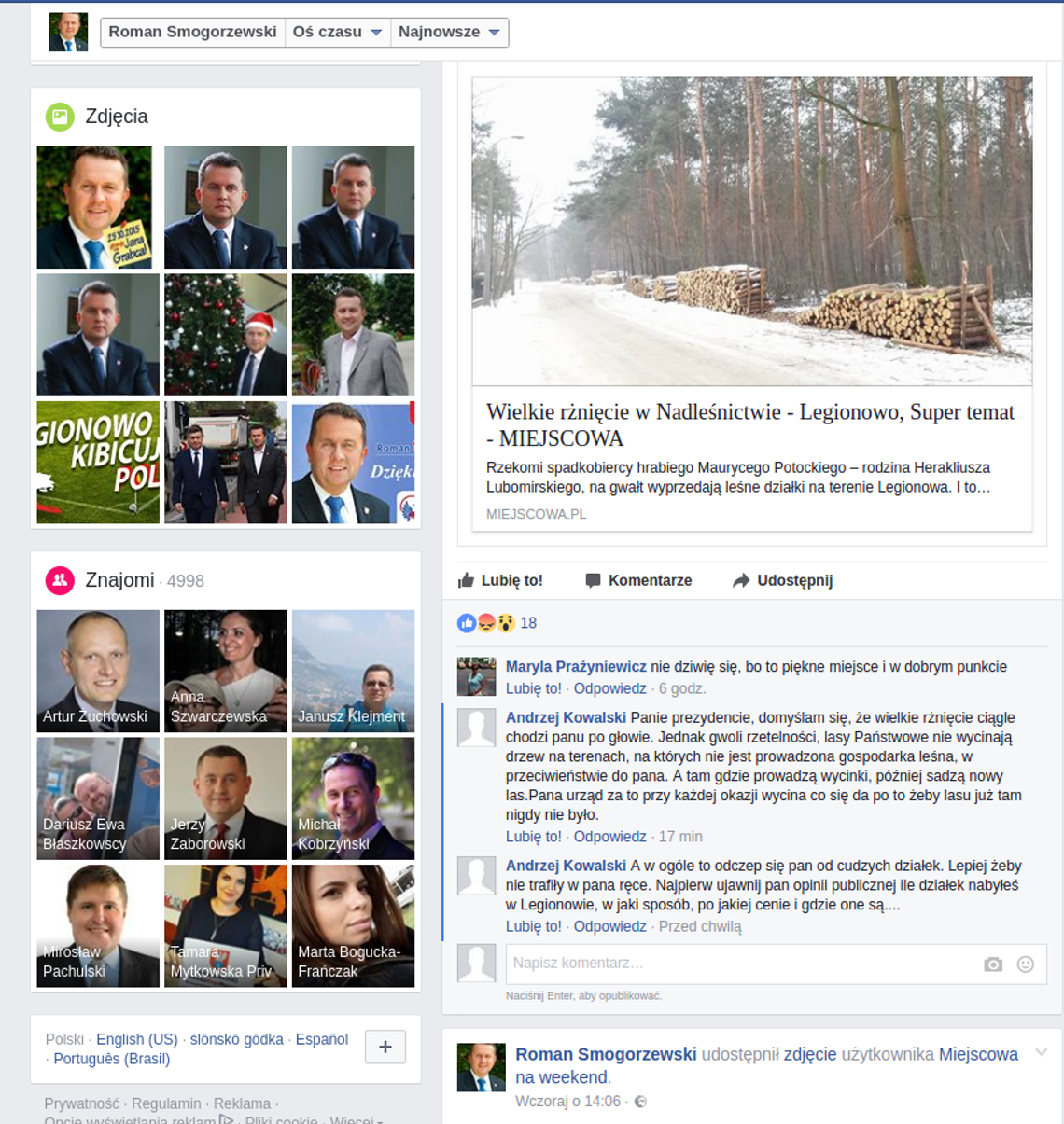LEGIONOWO. Rządzący potrzebują działek? LEGIONOWO. Rządzący potrzebują działek?