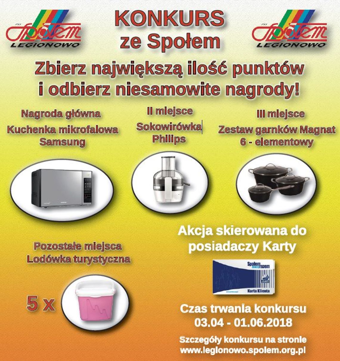 LEGIONOWO. Społem znaczy razem! - Konkurs