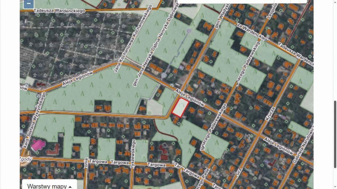 LEGIONOWO. Sprzedają leśne działki przy cmentarzu