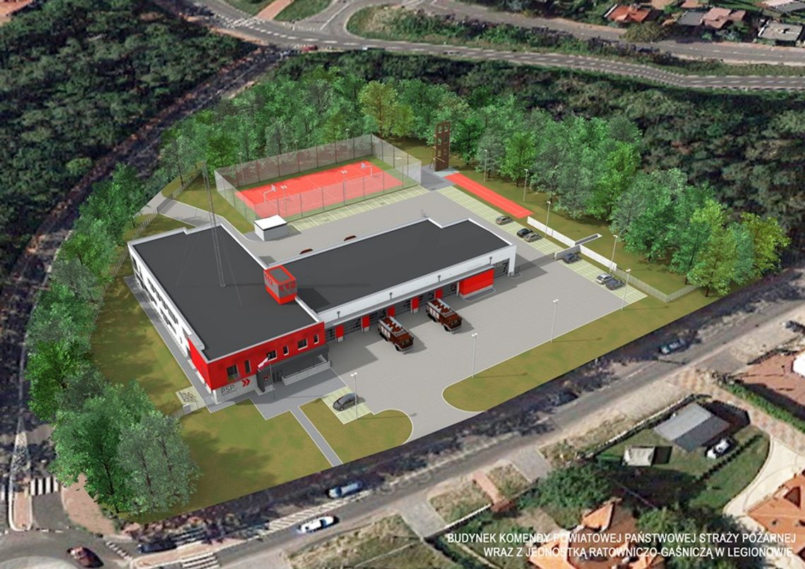 LEGIONOWO. Straż Pożarna ogłosiła przetarg na dokończenie budowy Strażnicy w Legionowie LEGIONOWO. Straż Pożarna ogłosiła przetarg na dokończenie budowy Strażnicy w Legionowie