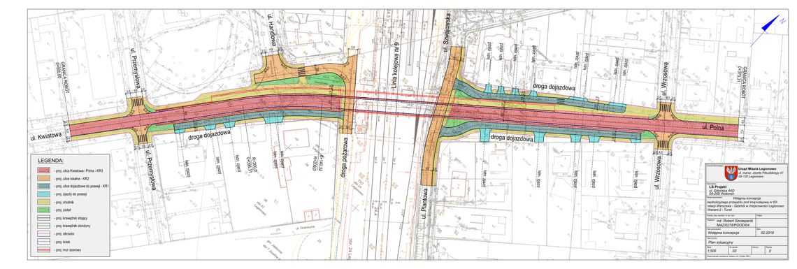 LEGIONOWO. Tunel Polna-Kwiatowa - możliwy do realizacji [PROJEKT W ARTYKULE]