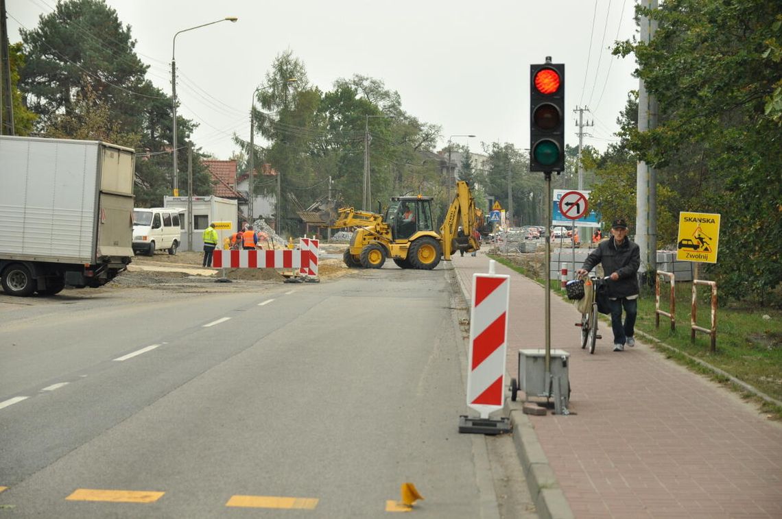 LEGIONOWO. Utrudnienia na Jagiellońskiej LEGIONOWO. Utrudnienia na Jagiellońskiej