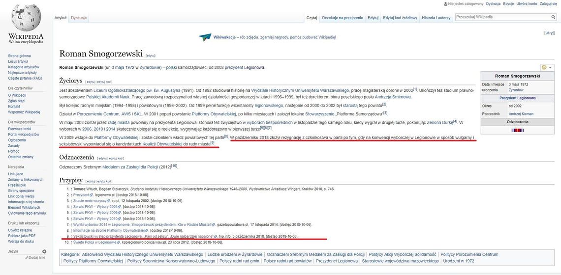 LEGIONOWO. W Wikipedii zaktualizowano biografię Smogorzewskiego