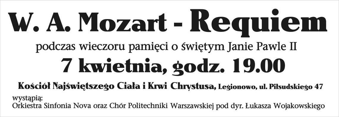 LEGIONOWO. Wieczór pamięci św. Jana Pawła II