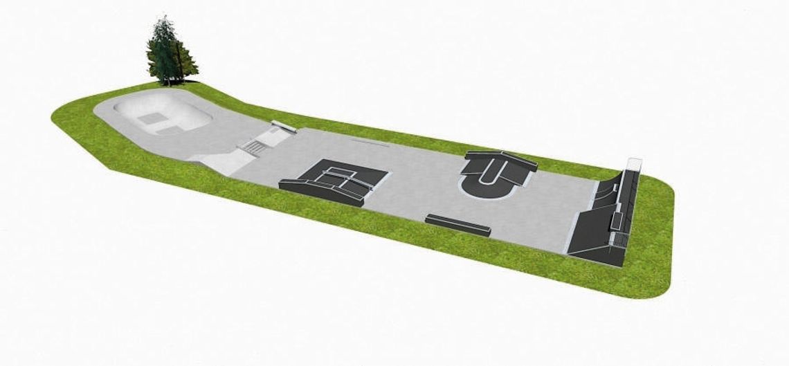 LEGIONOWO. Wizualizacja nowego skateparku. Skatepark na nowo