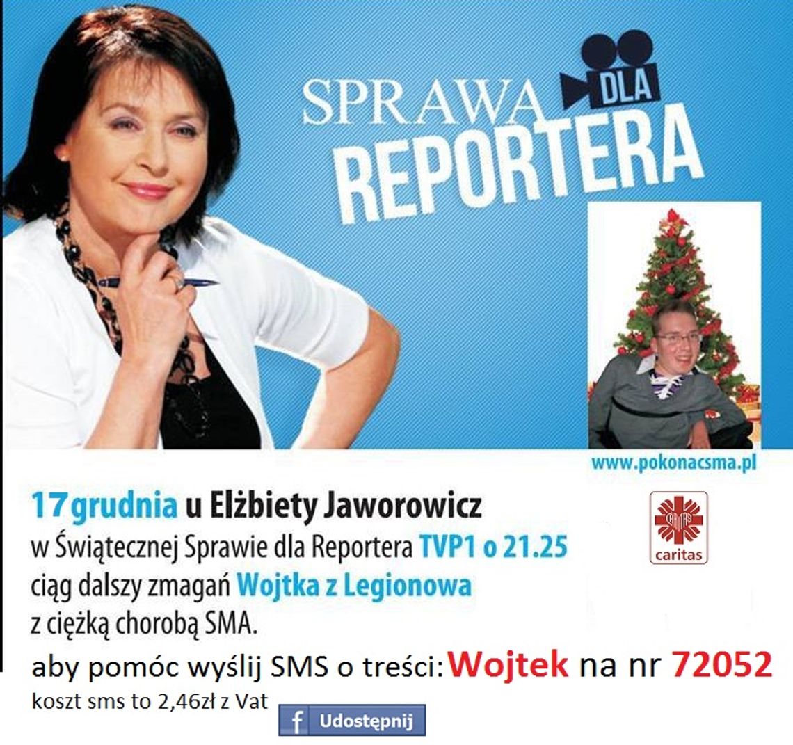LEGIONOWO. Wojtek w programie u Jaworowicz LEGIONOWO. Wojtek w programie u Jaworowicz