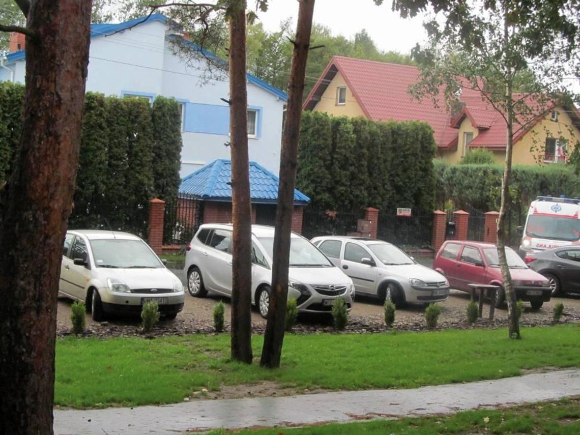 LEGIONOWO. Z parku - robią sobie prywatny ogródek
