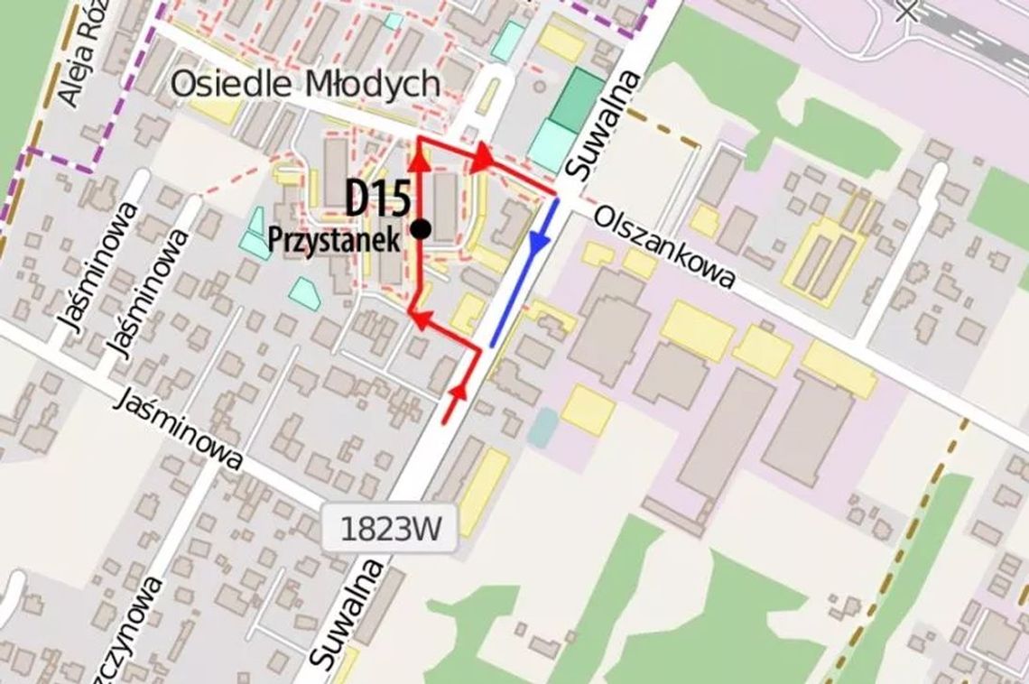 LEGIONOWO. Zamknięta pętla na os. Młodych! OBJAZDY!