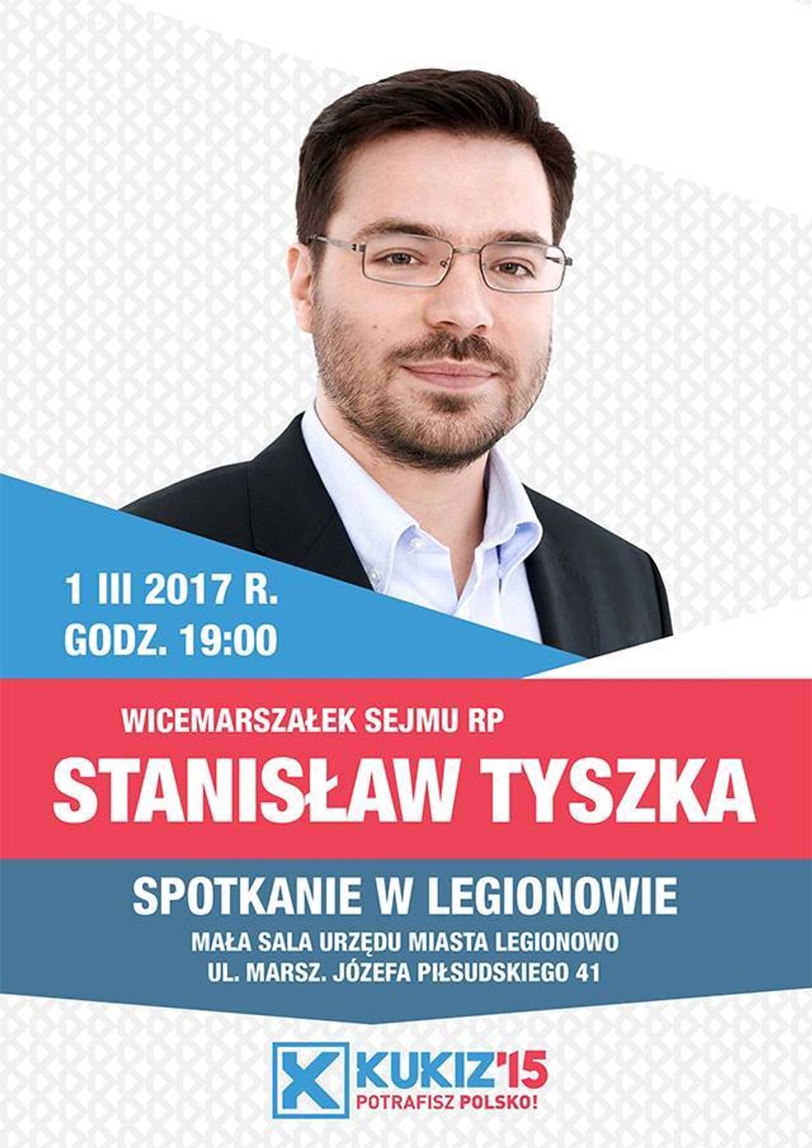 LEGIONOWO.  Zaproszenie na spotkanie z wicemarszałkiem Sejmu