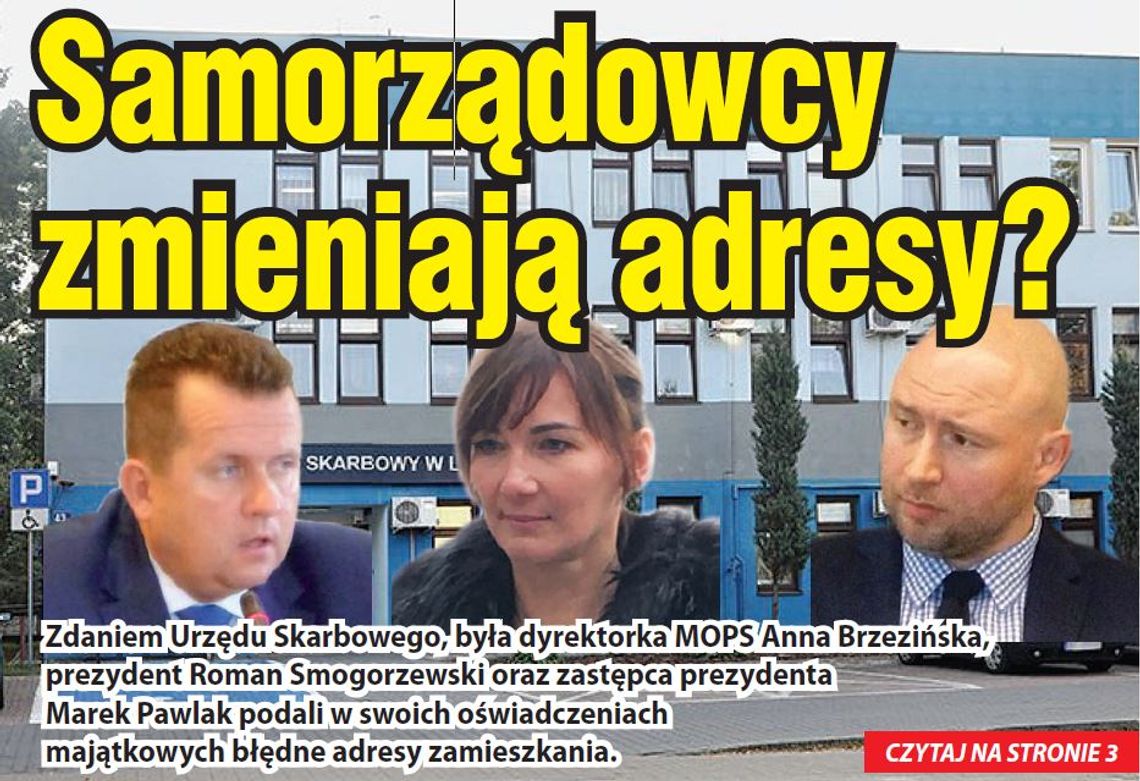 LEGIONOWO. Zmieniają ADRESY jak rękawiczki? + KOMENTARZ